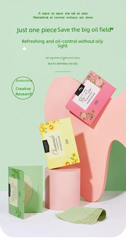 Facial Oil Absorbing Paper 100 Pieces - 2PK