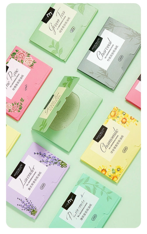 Facial Oil Absorbing Paper 100 Pieces - 2PK
