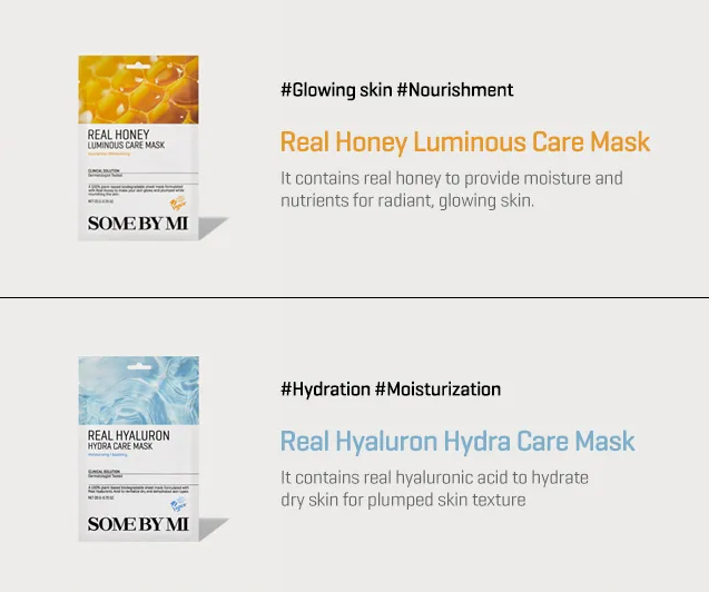 SOME BY MI Real Care Vegan Face Sheet Mask