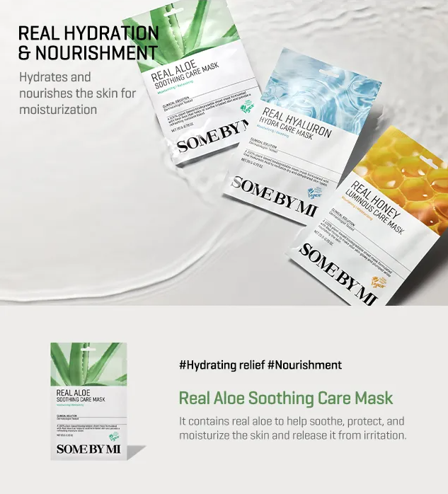 SOME BY MI Real Care Vegan Face Sheet Mask
