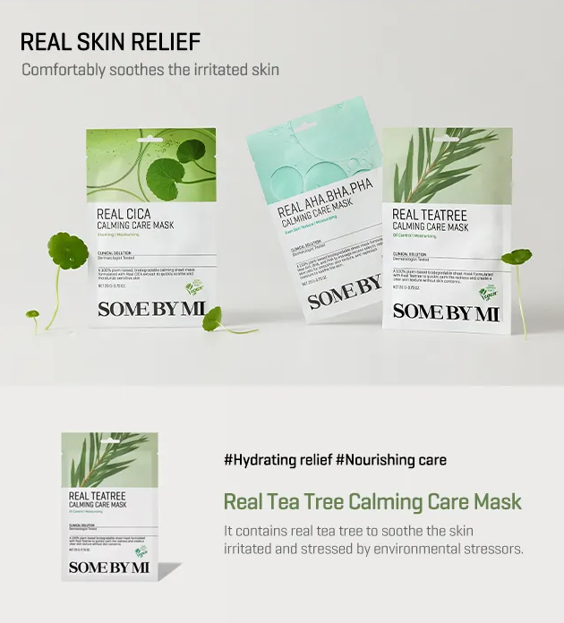 SOME BY MI Real Care Vegan Face Sheet Mask